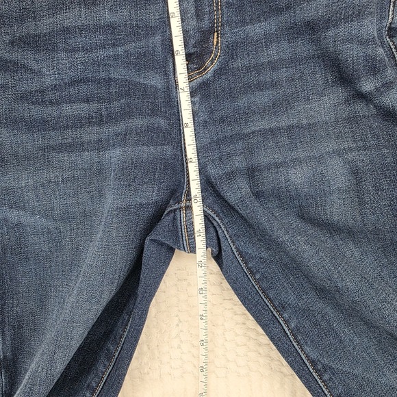 AE AMERICAN EAGLE 4 R SUPER HIGH RISE FLARE NEXT LEVEL STRETCH WOMENS JEANS - Picture 7 of 13